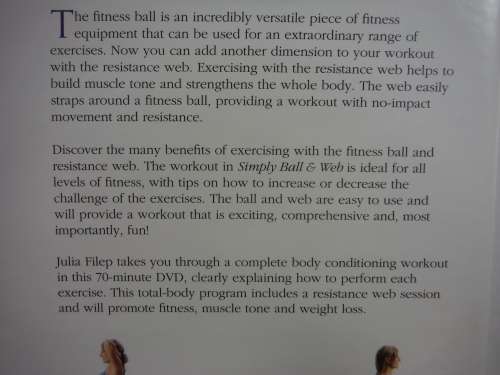 Simply Ball and Web : Body Conditioning Resistance Workout - Julia Filep - DVD