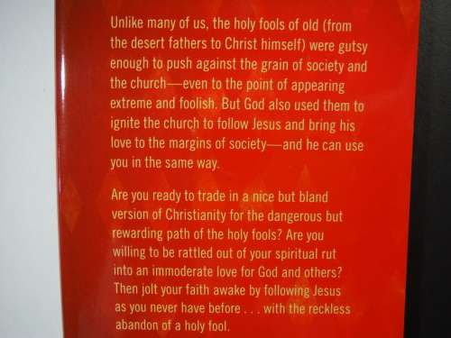 Holy Fools : Following Jesus with Reckless Abandon - Hardcover - Mathew Woodley