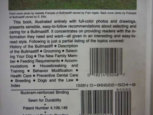 Bullmastiffs - Hardcover - Mary Prescott