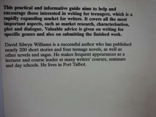 How to Write for Teenagers - Paperback - David Silwyn Williams