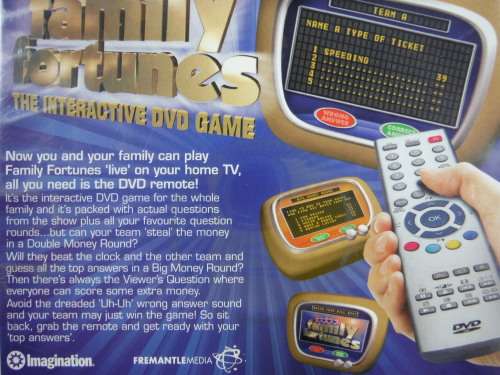 Family Fortunes : The Interactive DVD Game - Play on Your TV with the DVD Remote