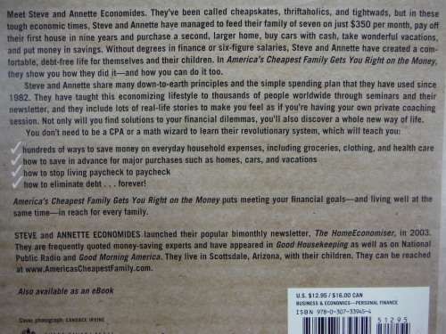 America`s Cheapest Family - Softcover - Steve and Annette Economides