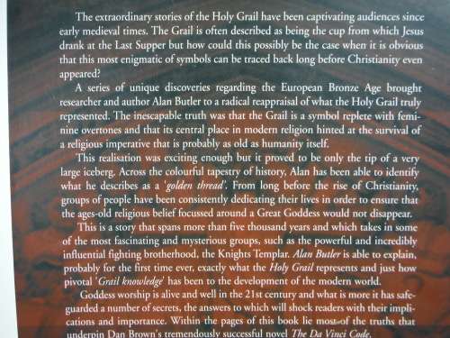 The Goddess, The Grail and The Lodge - Paperback - Alan Butler