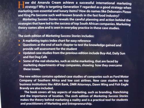 Marketing Success Stories : 6th Edition - Softcover - Edited by Michael Cant