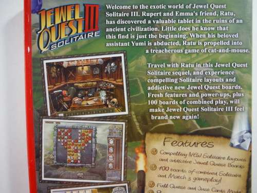 Jewel Quest 3 : Solitaire - PC-CD-ROM