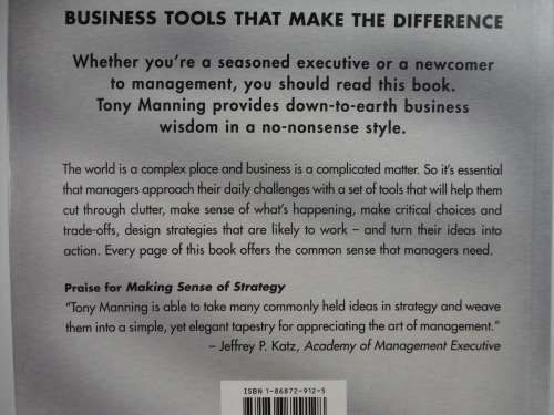 Tony Manning`s Management Toolkit - Softcover