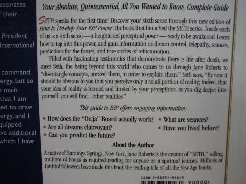 Fell`s Official Know-it-All Guide :ESP Power - Softcover - Jane Roberts