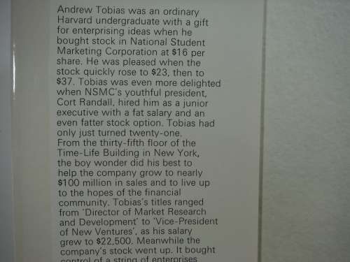 The Funny Money Game - Hardcover - Andrew Tobias - 1972