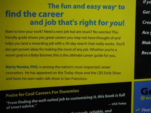 Cool Careers for Dummies - Marty Nemko, PhD