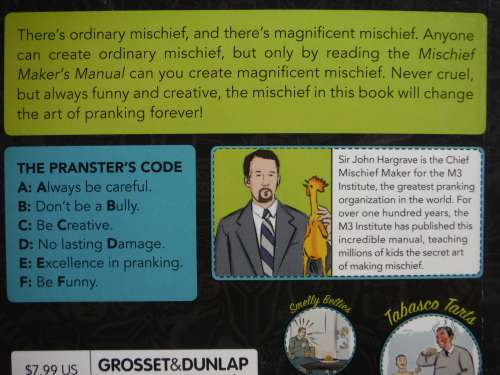 Sir John Hargrave`s Mischief Maker`s Manual - Paperback