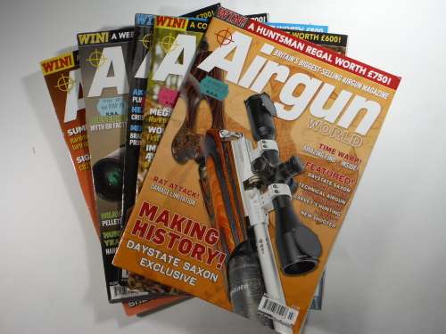 A Lot of 5 Airgun World Magazines : 2016/2017 - Final Lot