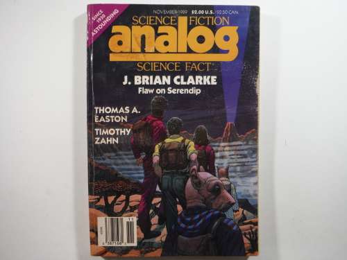 Analog Science Fiction/Science Fact Magazine - November 1989