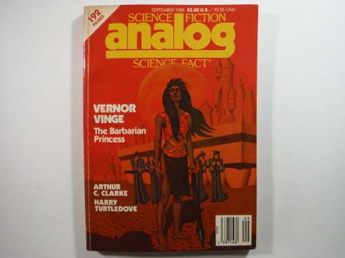Analog Science Fiction/Science Fact Magazine - September 1986