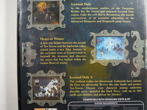 Forgotten Realms : Icewind Dale - 3 in 1 Boxset - PC DVD-ROM