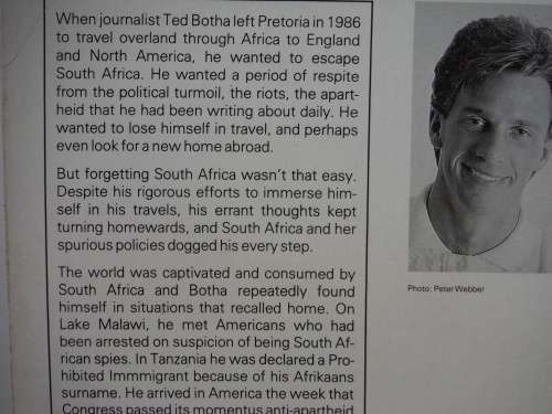 Apartheid in my Rucksack - Paperback - Ted Botha