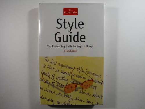 The Economist : Style Guide - Eighth Edition - Hardcover