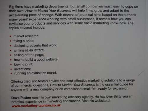 How to Market Your Business - Softcover - Dave Patten - 6th Edition
