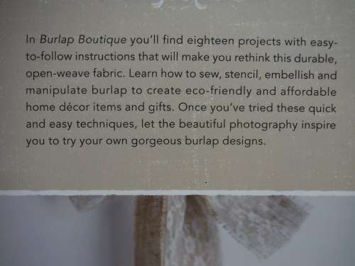 Burlap Boutique - Softcover - Katie Carter