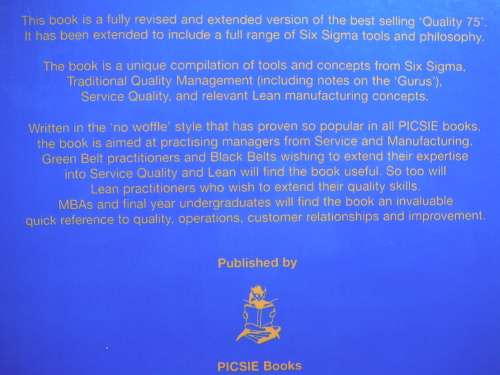 Six Sigma and the Quality Toolbox - Softcover - John Bicheno
