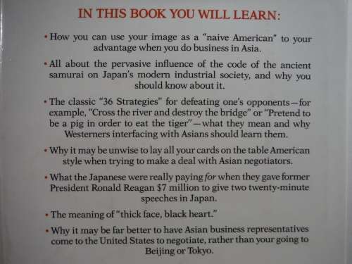 The Asian Mind Game : A Westerner`s Survival Manual - Chin-Ning Chu