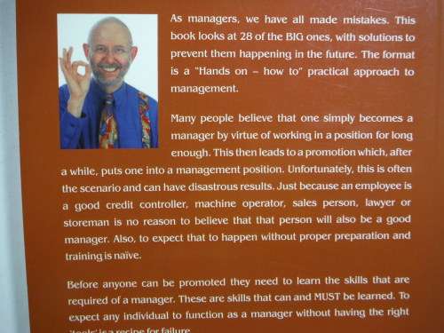 Managers Mistakes - Paperback - Dr Brian Jude