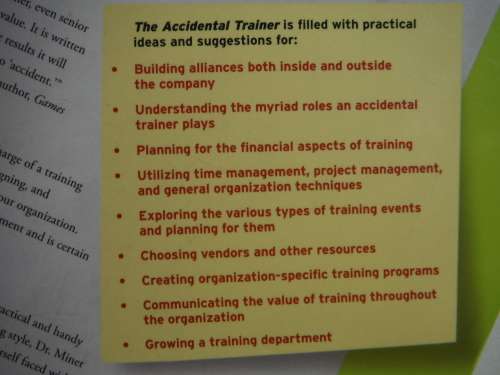 The Accidental Trainer - Softcover - Nanette Miner