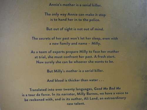Good Me Bad Me - Paperback - Ali Land