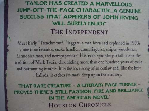 The Ballad of Trenchmouth Taggart - Paperback - Glenn Taylor