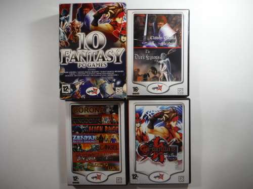 Box Set of 10 Fantasy Games - PC - CD ROM