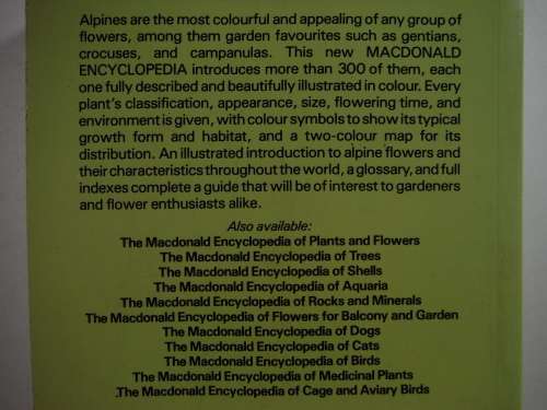 The Macdonald Encyclopedia of Alpine Flowers - Paperback