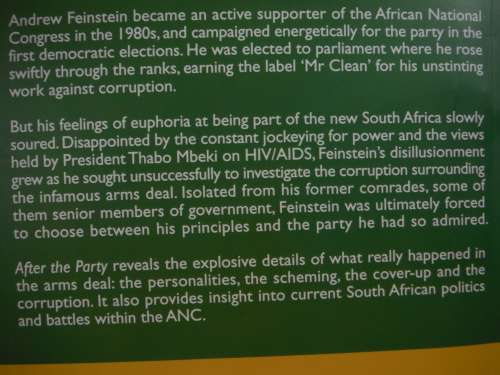 After the Party : A Personal and Political Journey Inside the ANC - Andrew Feinstein