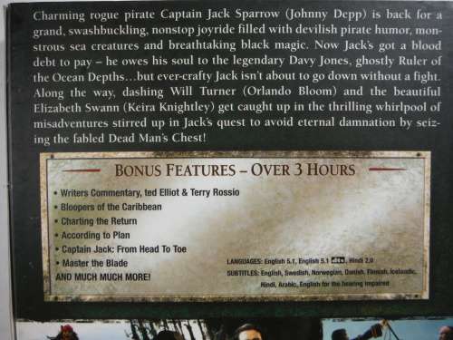 Pirates of the Caribbean : Dead Man`s Chest - 2 Disc Special Edition - DVD