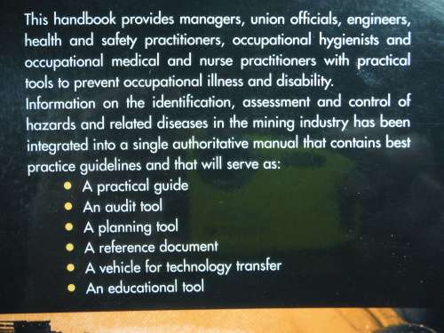 Simrac : Handbook of Occupational Health Practice in the South African Mining Industry
