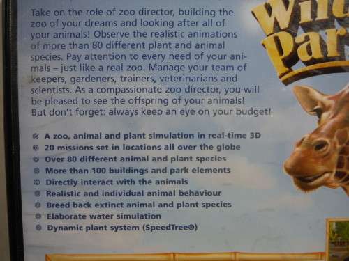 Wildlife Park 2 - PC CD-ROM