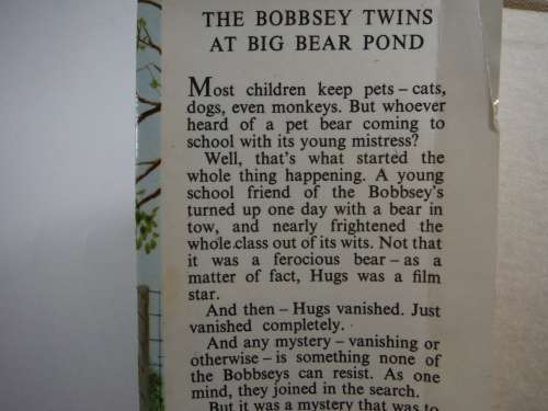 The Bobbsey Twins at Big Bear Pond - Hardcover - Laura Lee Hope - 1966