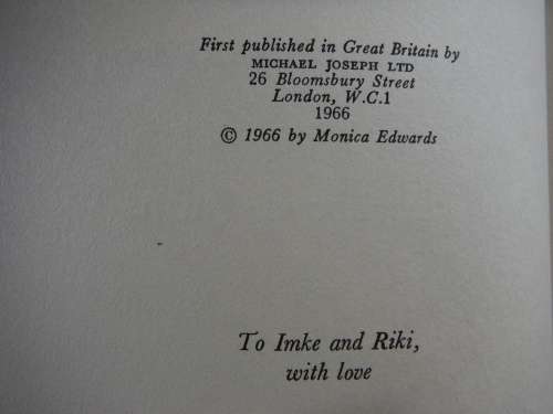 The Badgers of Punchbowl Farm - Monica Edwards - 1966 - First British Edition