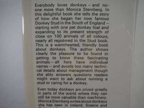 My Wishes Were Donkeys - Monica Sternberg - 1972 - First British Edition