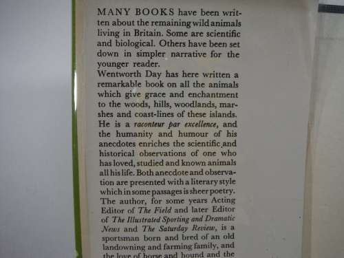 They Walk the Wild Places - J. Wentworth Day - 1956 First Edition