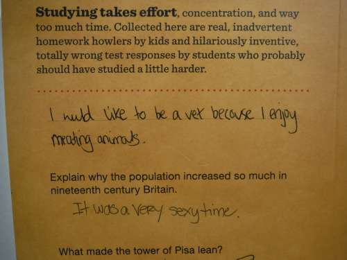 F for Effort : More of the Very Best Totally Wrong Test Answers - Richard Benson