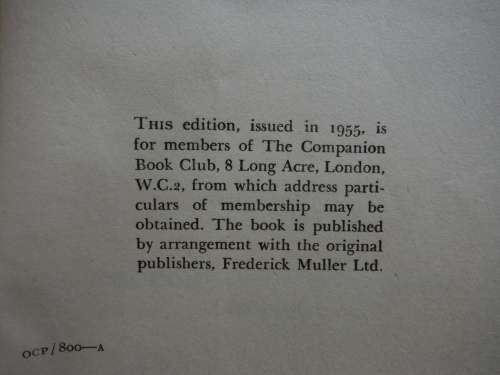 The Edge of the Sword - Hardcover - Captain Anthony Farrar-Hockley - 1955
