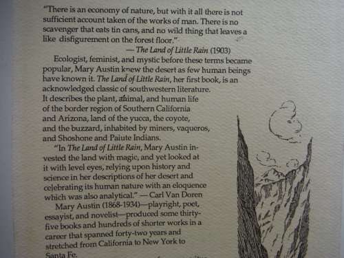 The Land of Little Rain - Paperback - Mary Austin