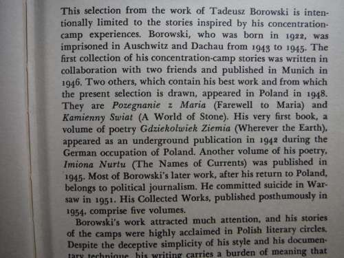 This Way For the Gas, Ladies and Gentlemen - Tadeusz Borowski - 1967