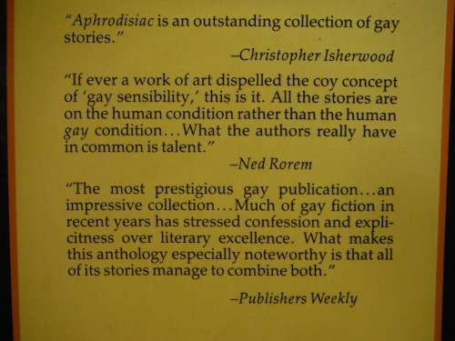 Aphrodisiac : The Best Fiction from Christopher Street