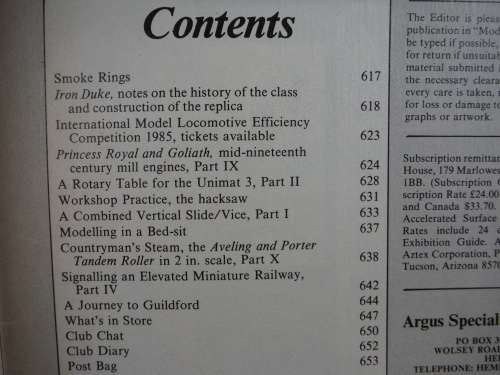 Model Engineer Magazine - 7-20 June 1985