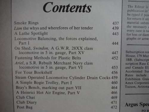 Model Engineer Magazine - 19-30 April 1985