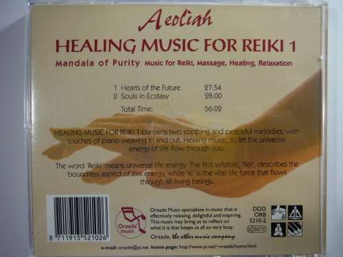 Healing Music for Reiki 1 and 2 - CD