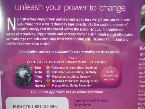Subliminal Reprogramming : Weight Loss + Slim Naturally - Kelly Howell CDs