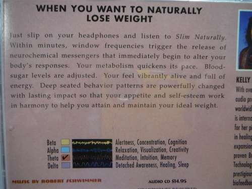 Subliminal Reprogramming : Weight Loss + Slim Naturally - Kelly Howell CDs