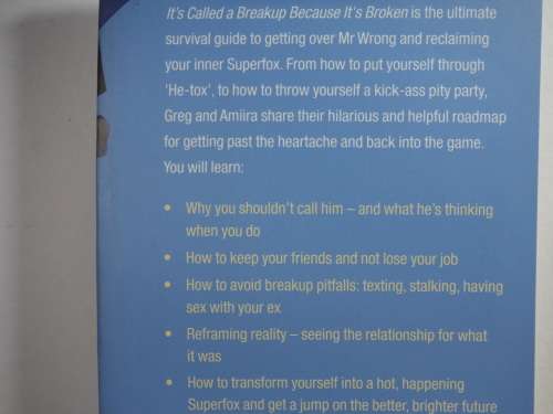 It`s Called a Breakup Because It`s Broken - Hardcover - Greg Behrendt