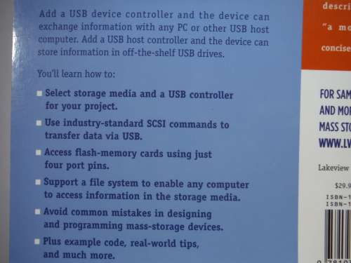 USB Mass Storage : Designing and Programming Devices and Embedded Hosts - Jan Axelson